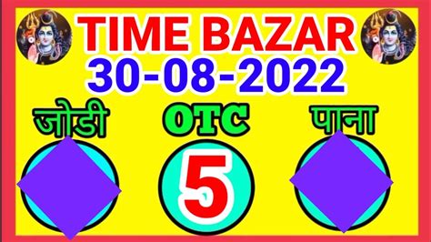 time bazar guessing number